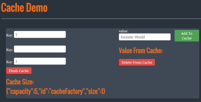 cache size value